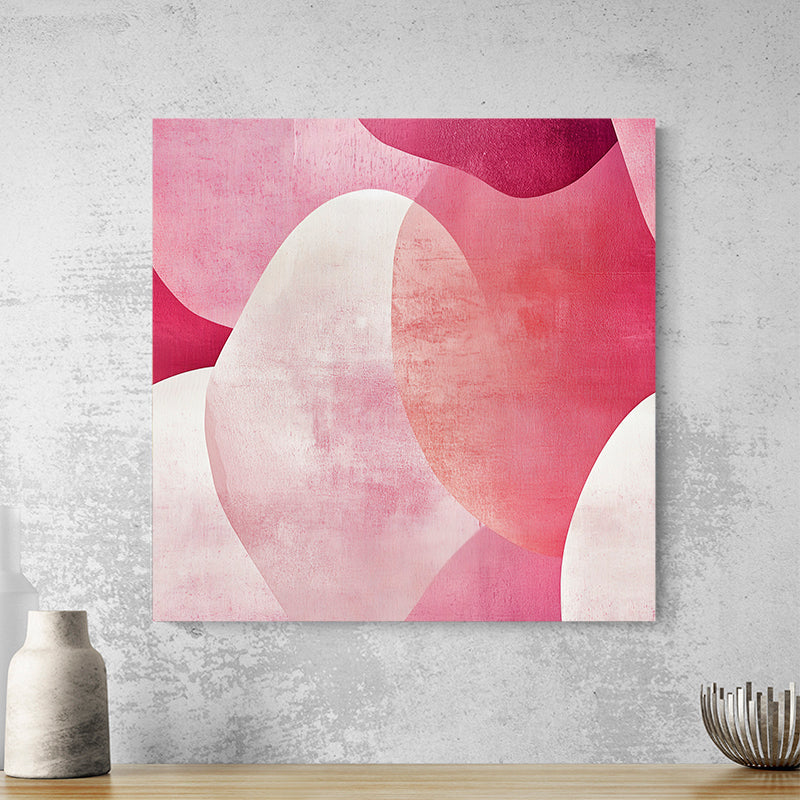 Tableau Contemporain Rose